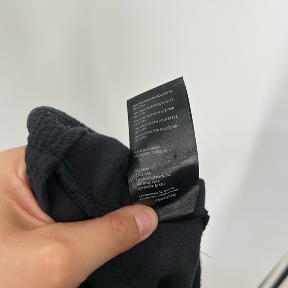 Maeve by Anthropologie Dual Split Button Midi Skirt in Dark Navy - Picture 8 of 8